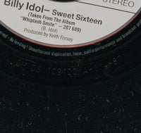 Billy Idol : Sweet Sixteen (7", Single)