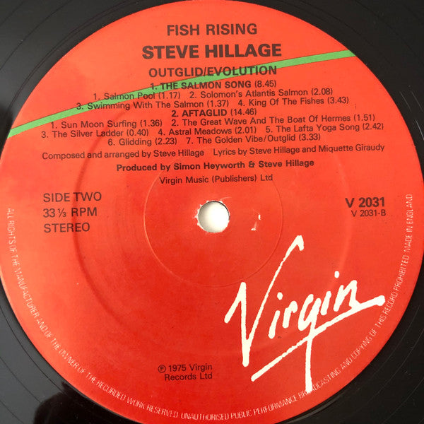 Steve Hillage : Fish Rising (LP, Album, RE)