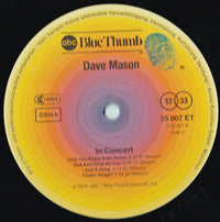 Dave Mason : In Concert (LP, Album, RE)