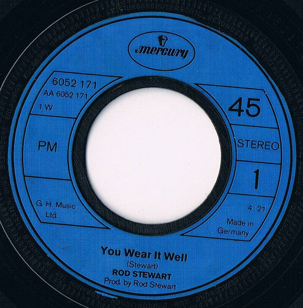 Rod Stewart : You Wear It Well (7", Single)