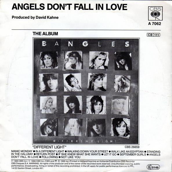 Bangles : If She Knew What She Wants (7", Single, Cap)