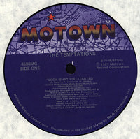 The Temptations : Look What You Started (12", Single)