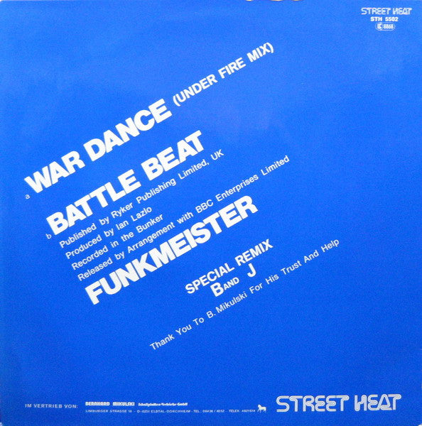 Funkmeister : War Dance (Under Fire Mix) (12", Maxi)