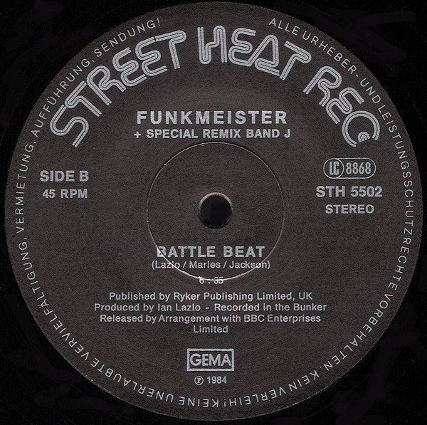 Funkmeister : War Dance (Under Fire Mix) (12", Maxi)