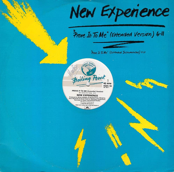 New Experience : Prove It To Me (Extended Version) (12")