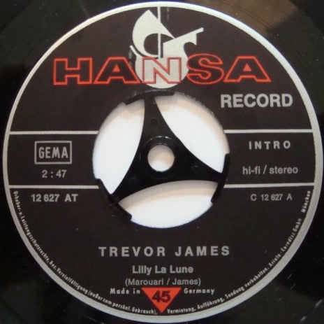 Trevor James : Lilly La Lune (7", Single)