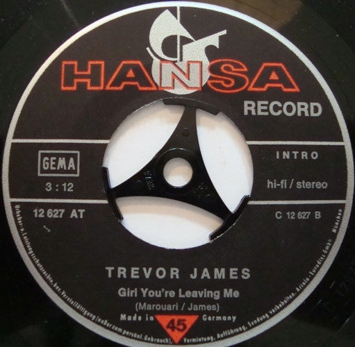 Trevor James : Lilly La Lune (7", Single)
