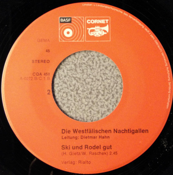 Die Westfälischen Nachtigallen Leitung: Dietmar Hahn : Petersburger Schlittenfahrt (7")