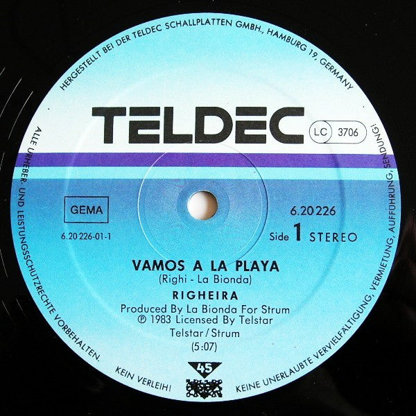 Righeira : Vamos A La Playa (12", Maxi)