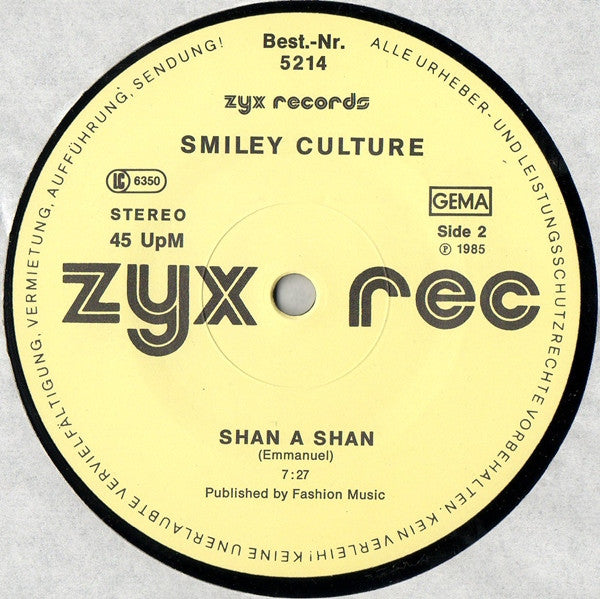Smiley Culture : Police Officer (12")