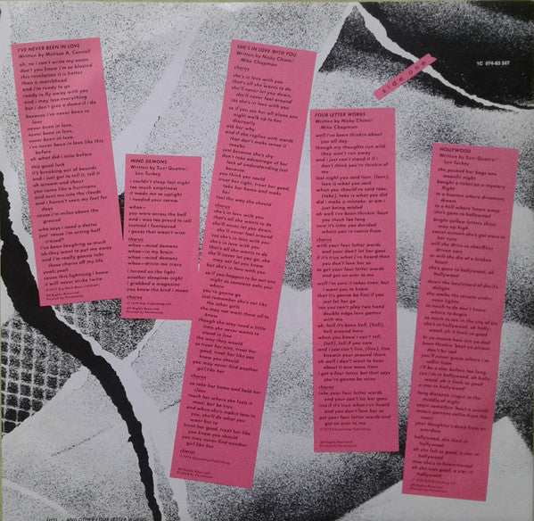 Suzi Quatro : Suzi... And Other Four Letter Words (LP, Album)