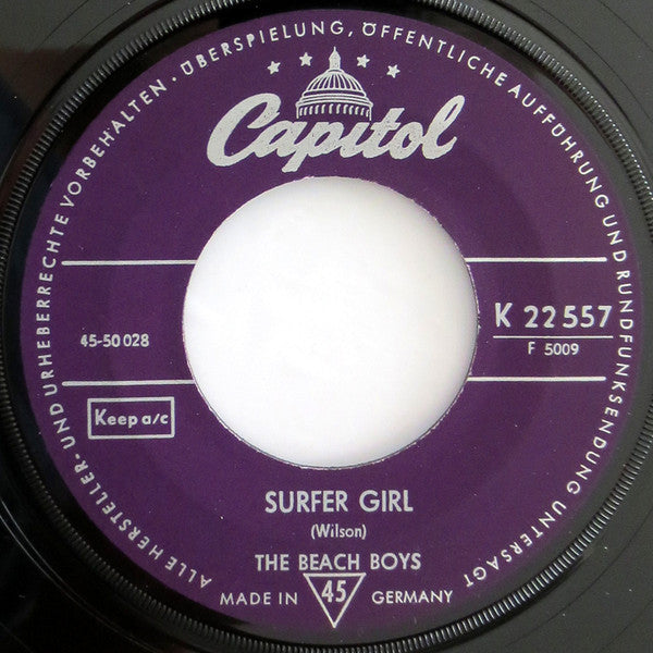 The Beach Boys : Surfer Girl (7", Single)