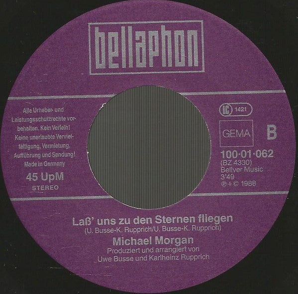 Michael Morgan (2) : Herzschlag Bis Zur Ewigkeit (7", Single)