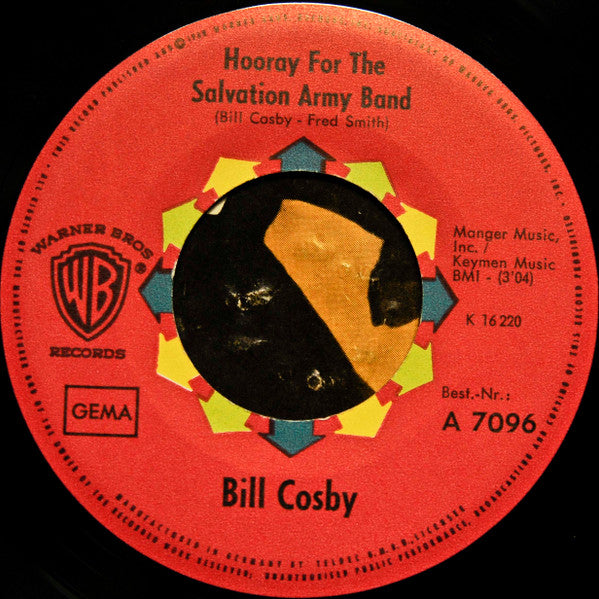 Bill Cosby : Hooray For The Salvation Army Band / Ursalena (7", Single)