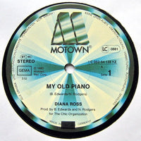 Diana Ross : My Old Piano (12", Maxi)