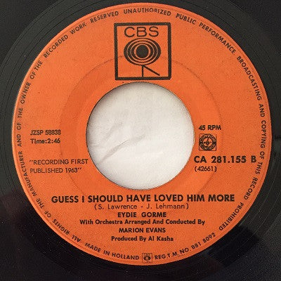 Eydie Gormé : Blame It On The Bossa Nova (7", Single, RE)