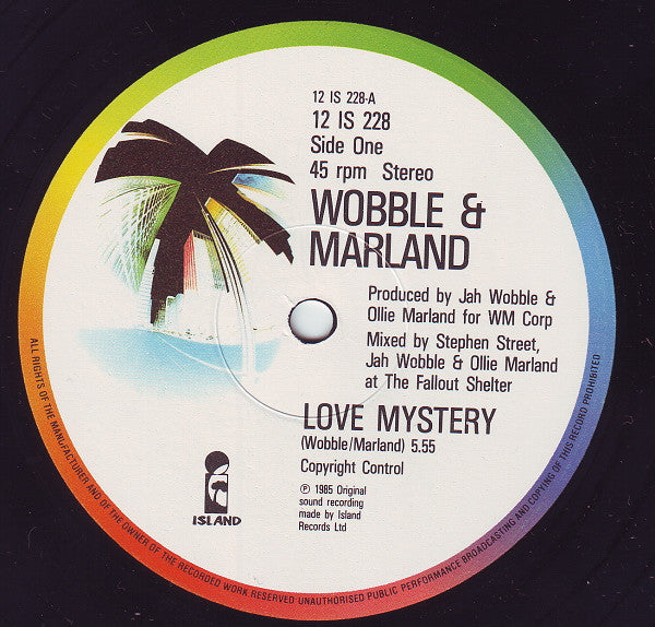 Jah Wobble & Ollie Marland : Love Mystery (12", Single)