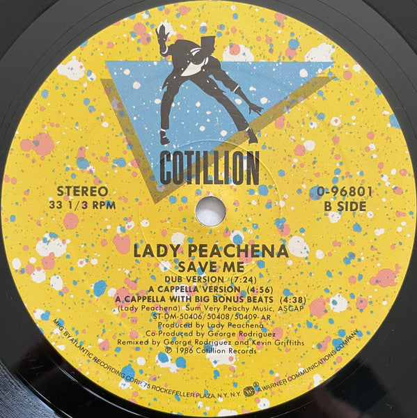 Lady Peachena : Save Me (12")