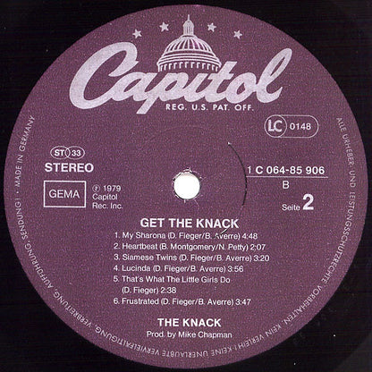 The Knack (3) : Get The Knack (LP, Album, RE)