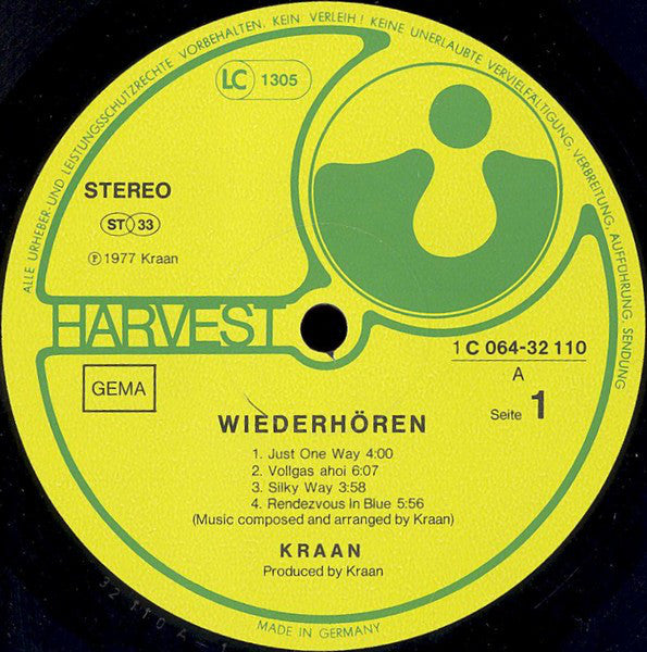 Kraan : Wiederhören (LP, Album)