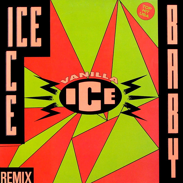 Vanilla Ice : Ice Ice Baby (Remix) (12", Single)