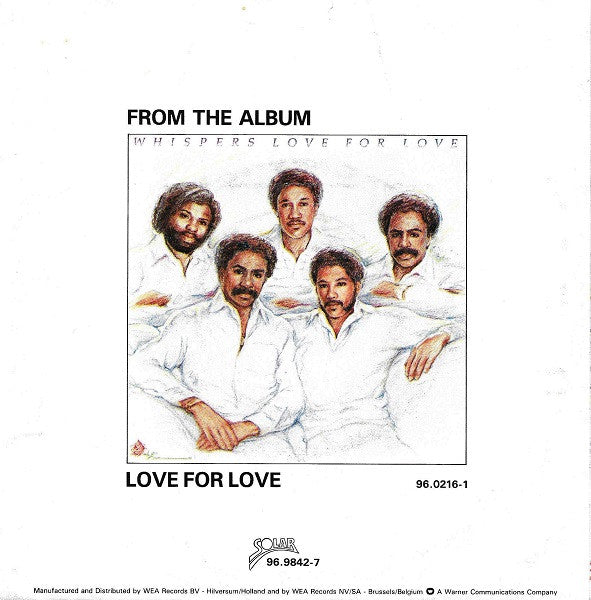 The Whispers : Tonight (7", Single)