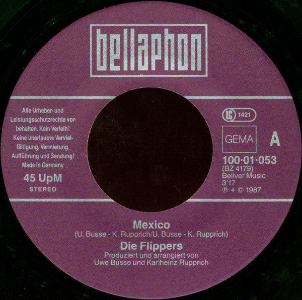 Die Flippers : Mexico (7", Single)