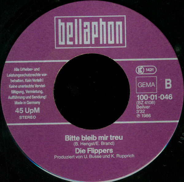 Die Flippers : Nur Wer Die Sehnsucht Kennt (7", Single)