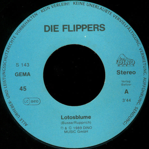Die Flippers : Lotosblume (7", Single)
