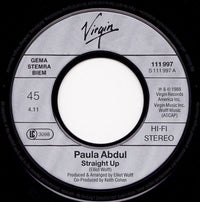 Paula Abdul : Straight Up (7", Single)