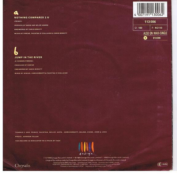 Sinéad O'Connor : Nothing Compares 2 U (7", Single, Mou)