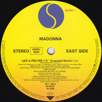 Madonna : Like A Prayer (12", Single, EMI)