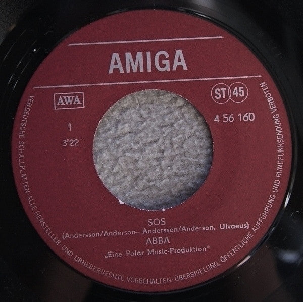 ABBA : S.O.S. (7", Single)