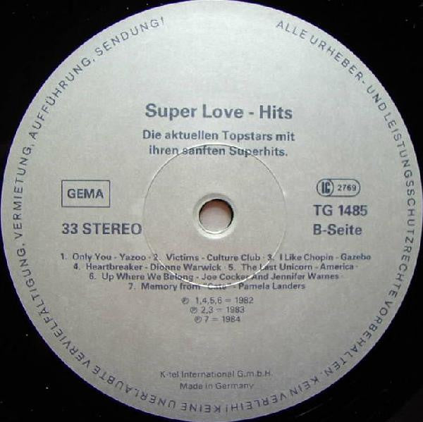 Various : Super Love Hits (2xLP, Comp)