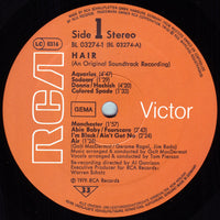 Galt MacDermot : Hair (Original Soundtrack Recording) (2xLP, Album)
