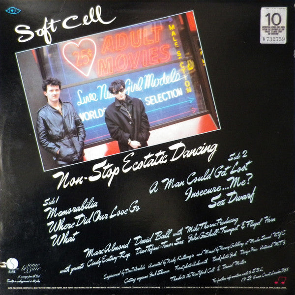 Soft Cell : Non-Stop Ecstatic Dancing (LP, Album, Win)