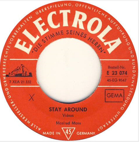 Manfred Mann : If You Gotta Go, Go Now / Stay Around (7", Single)