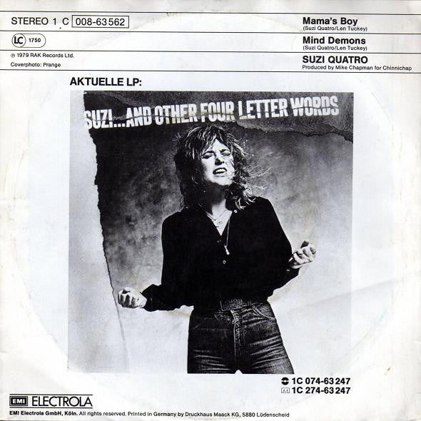 Suzi Quatro : Mama's Boy (7", Single)