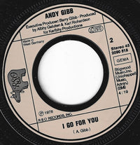 Andy Gibb : Time Is Time / I Go For You (7", Single)