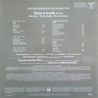 J. S. Bach* - Nikolaus Harnoncourt, Kurt Equiluz, Max van Egmond, Wiener Sängerknaben*, Chorus Viennensis, Concentus Musicus Wien : Messe In H-Moll, BWV 232 - Mass In B Minor - Messe En Si Mineur (2xLP, Album, RE, Gat)