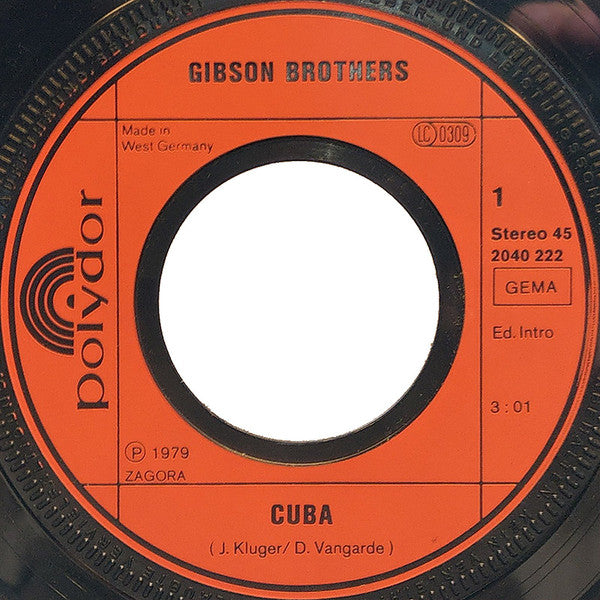 Gibson Brothers : Cuba (7", Single)
