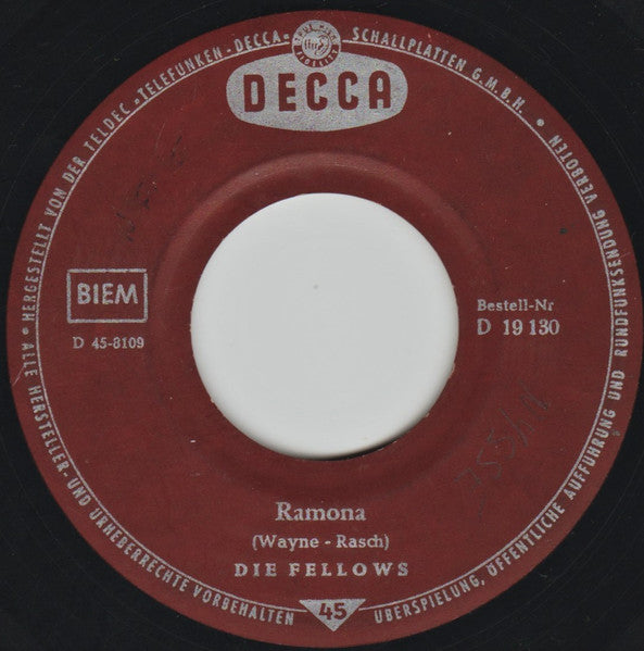Die Fellows : Ramona / Der Letzte Apache (7", Single)