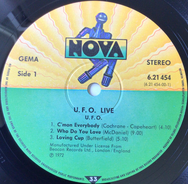 UFO (5) : Live (LP, Album, RP)