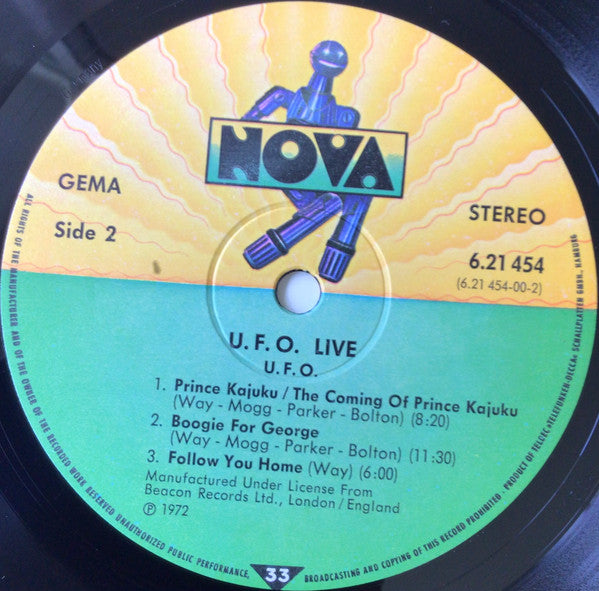 UFO (5) : Live (LP, Album, RP)
