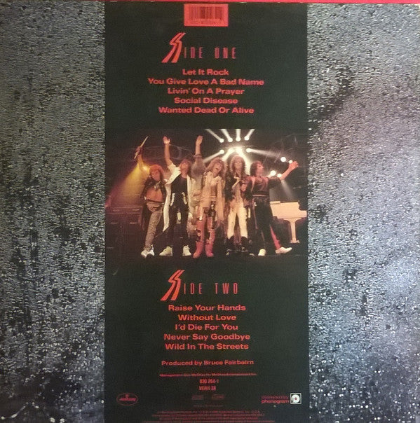 Bon Jovi : Slippery When Wet (LP, Album)