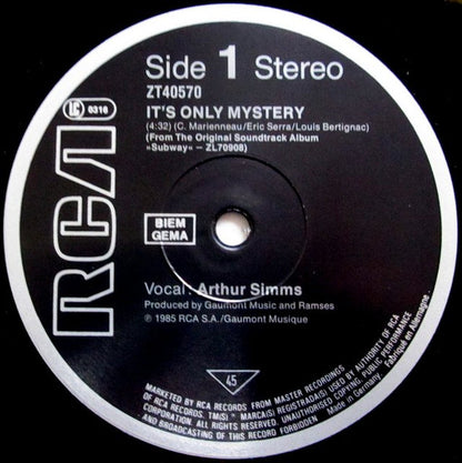 Eric Serra : Subway (12", Maxi)