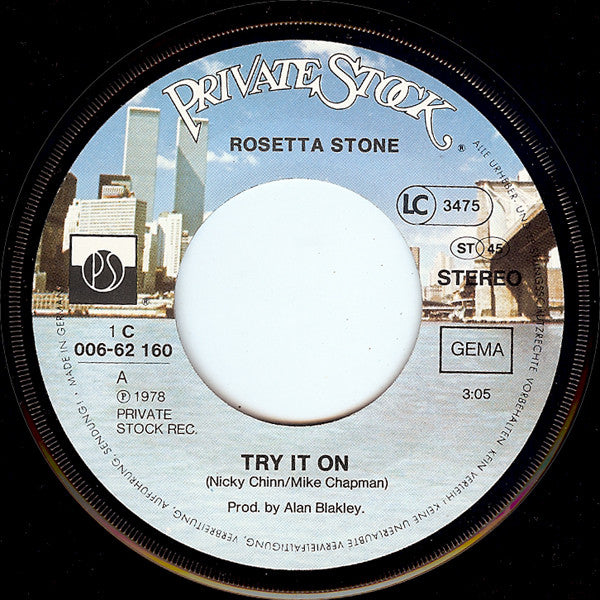 Rosetta Stone (2) : Try It On (7", Single)