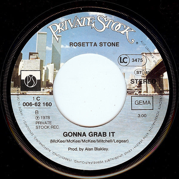 Rosetta Stone (2) : Try It On (7", Single)