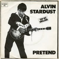 Alvin Stardust : Pretend (7", Single)