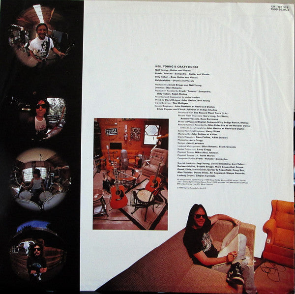 Neil Young + Crazy Horse : Ragged Glory (LP, Album)